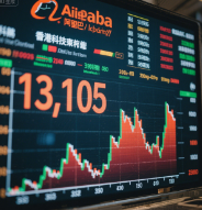 Hang Seng Index narrow range; tech stocks diverge; Alibaba up over 3%